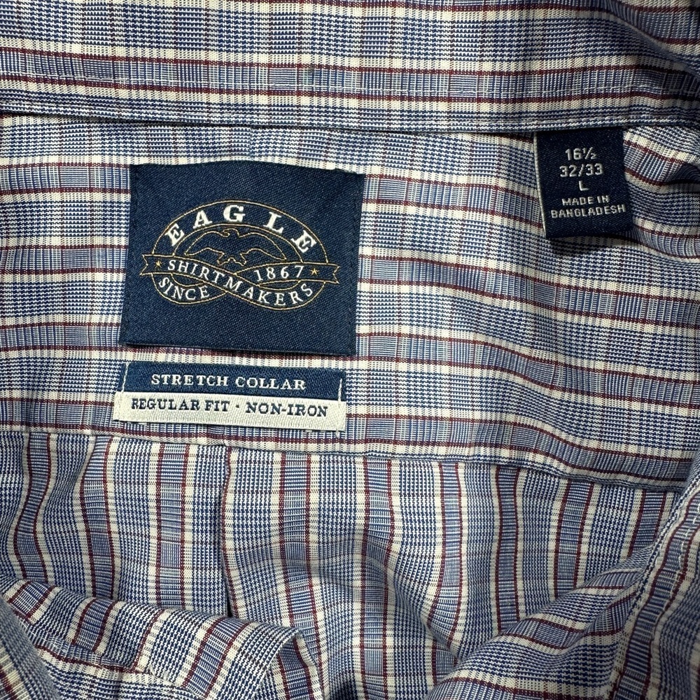 Men’s Eagle Shirtmakers Dress Shirt Size Large​​ - Picture 6 of 6